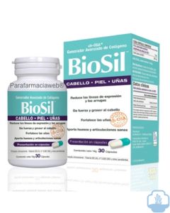 Biosil cabello piel uñas 60 capsulas