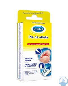 Dr Scholl pie atleta kit completo lapiz y spray