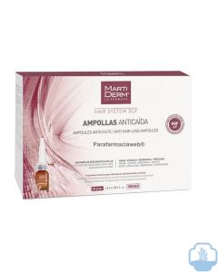 Martiderm hair system 3gf ampollas anticaida capilar 28 ampollas