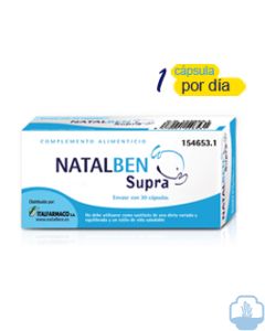 Natalben supra 30 capsulas