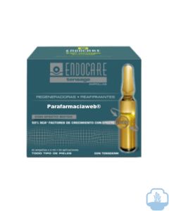 Endocare tensage ampollas 20 unidades