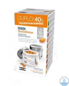 Isdin capsulas solares sun defense duplo 2x30 capsulas