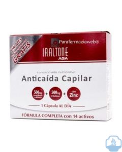 Iraltone aga anticaida del cabello 60 capsulas