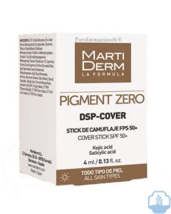 Martiderm dsp cover stick spf 50 camuflaje 4 ml