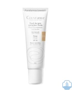 Avene maquillaje couvrance fluido corrector spf20 beige 30 ml