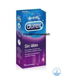 Durex preservativos sin latex 12 unidades