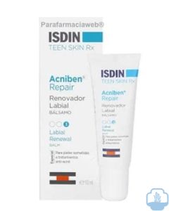 Isdin acniben rx balsamo reparador labial 10ml