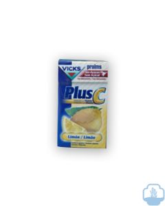 Vicks Caramelos Plus C Limón Caja 40g