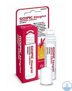 Goipic solucion cutanea 35 mg/ml