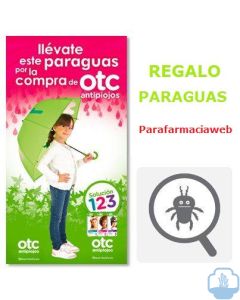 Otc Antipiojos promo regalo paraguas