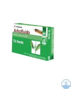 Arkofluido te verde 10 ampollas