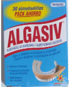 Algasiv almohadillas adhesivas inferiores 30uds