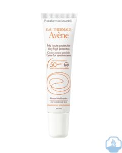 Avene crema pantalla fisica zonas sensibles spf 50