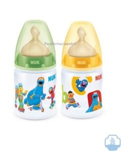 Nuk biberon barrio sesamo latex t1 0 a 6 m 150 ml