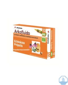 Arkofluido echinácea própolis 10 ampollas