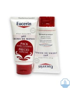 Eucerin crema manos ph5 duplo  x 75 ml