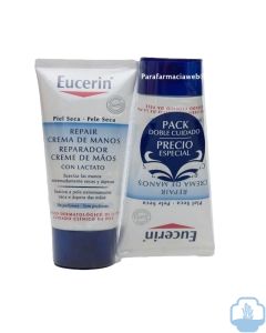 Eucerin crema manos repair con urea duplo  2 x 75 ml