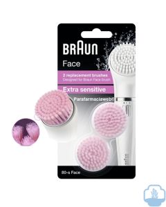 Braun face cepillos recambio extra suave 2 unidades