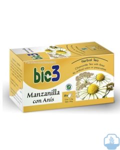 Bie3 manzanilla con anis infusion 25 bolsitas