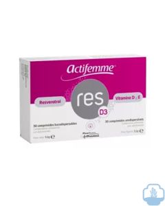 Actifemme resd3 30 comprimidos bucodispersables 