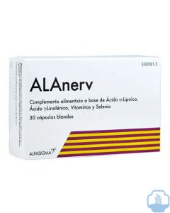 Alanerv 30 cápsulas blandas