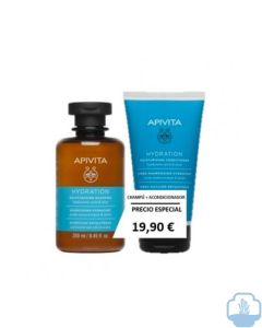 Apivita champu hidratante 250 ml + acondionador hidratante 150 ml