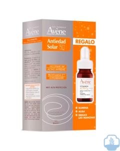 Avene solar antiedad SPF50 50 ml regalo Vitamin Activ Cg serum 10 ml 