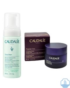 Caudalie Premier cru crema antiedad 50 ml + regalo Vinoclean espuma limpiadora 150 ml 