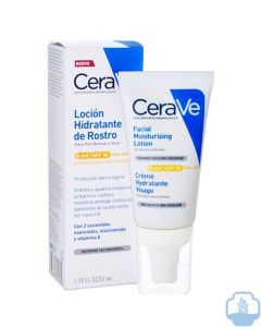 Cerave loción hidratante de rostro SPF 50 52 ml 