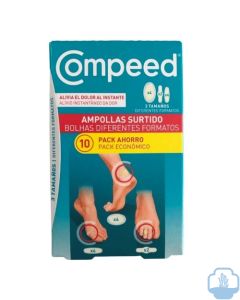 Compeed ampollas surtido 3 tamaños 10 unidades