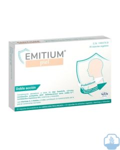 Emitium piel 40 cápsulas