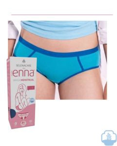 Enna braga menstrual adolescente flujo moderado 20 ml color azul talla 152