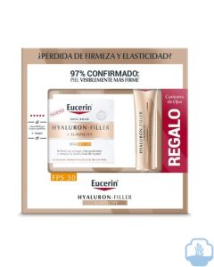 Eucerin Hyaluron Filler Elasticity Crema Día SPF 30 50ml + Regalo Contorno Ojos 15ml