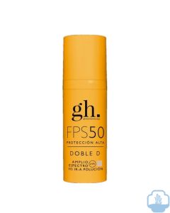 GH protector solar doble D SPF50 Manuela color dorado 50 ml 