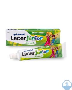 Lacer junio gel dental menta