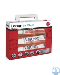 Lacer pasta de viaje pack de tres unidades