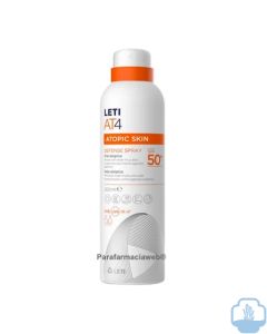 Leti at4 defense spray spf 50 pieles atopicas