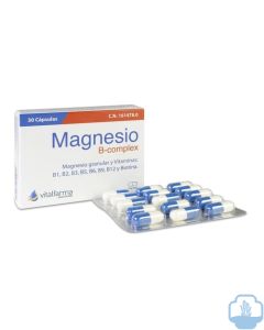 Magnesio B complex 30 cápsulas