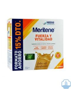 Meritene descafeinado fuerza y vitalidad formato ahorro 30 sobres