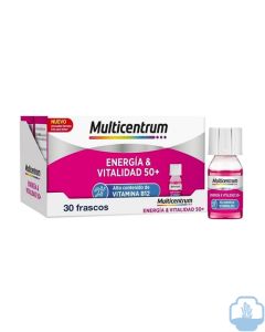 Multicentrum energía y vitalidad 50+ 30 frascos