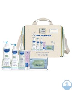 Mustela Bolso Little moments rayas 