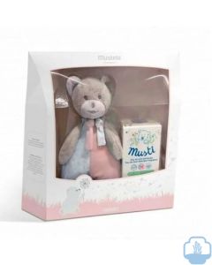 Mustela Cofre Colonia Musti 50ml + Osito de Peluche Rosa