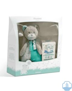 Mustela Cofre Colonia Musti 50ml + Osito de Peluche Verde