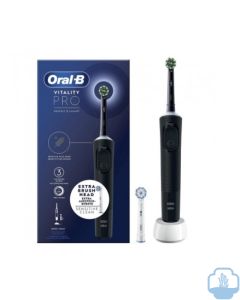 Oral B cepillo dental eléctrico vitality pro 1 negro + recambio 