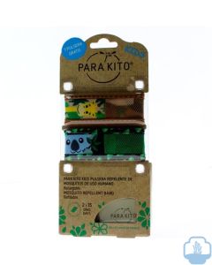 Parakito pulsera antimosquitos niños duplo