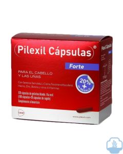 Pilexil Forte cápsulas cabello y uñas 100 cáps + 20 cáps de regalo