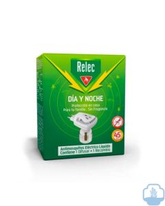 Relec día y noche antimosquitos eléctrico líquido difusor + recambio