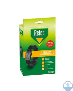 Relec pulsera con citronela negra 1 unidad