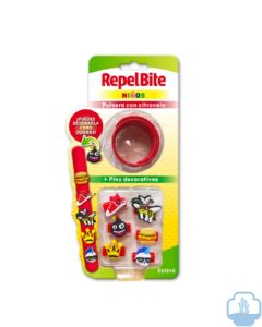 Repelbite niños pulsera repelente mosquitos citronela 1 unidad