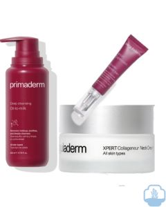 Singuladerm Xpert collageneur neck cream 50ml + cleansing oil to milk 200 ml  regalo Peptide balm 10 ml